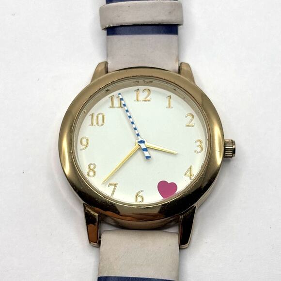 Gold & Blue Heart Watch - Picture 3 of 5